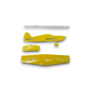 FBM stick plane MXS plexiglass giallo